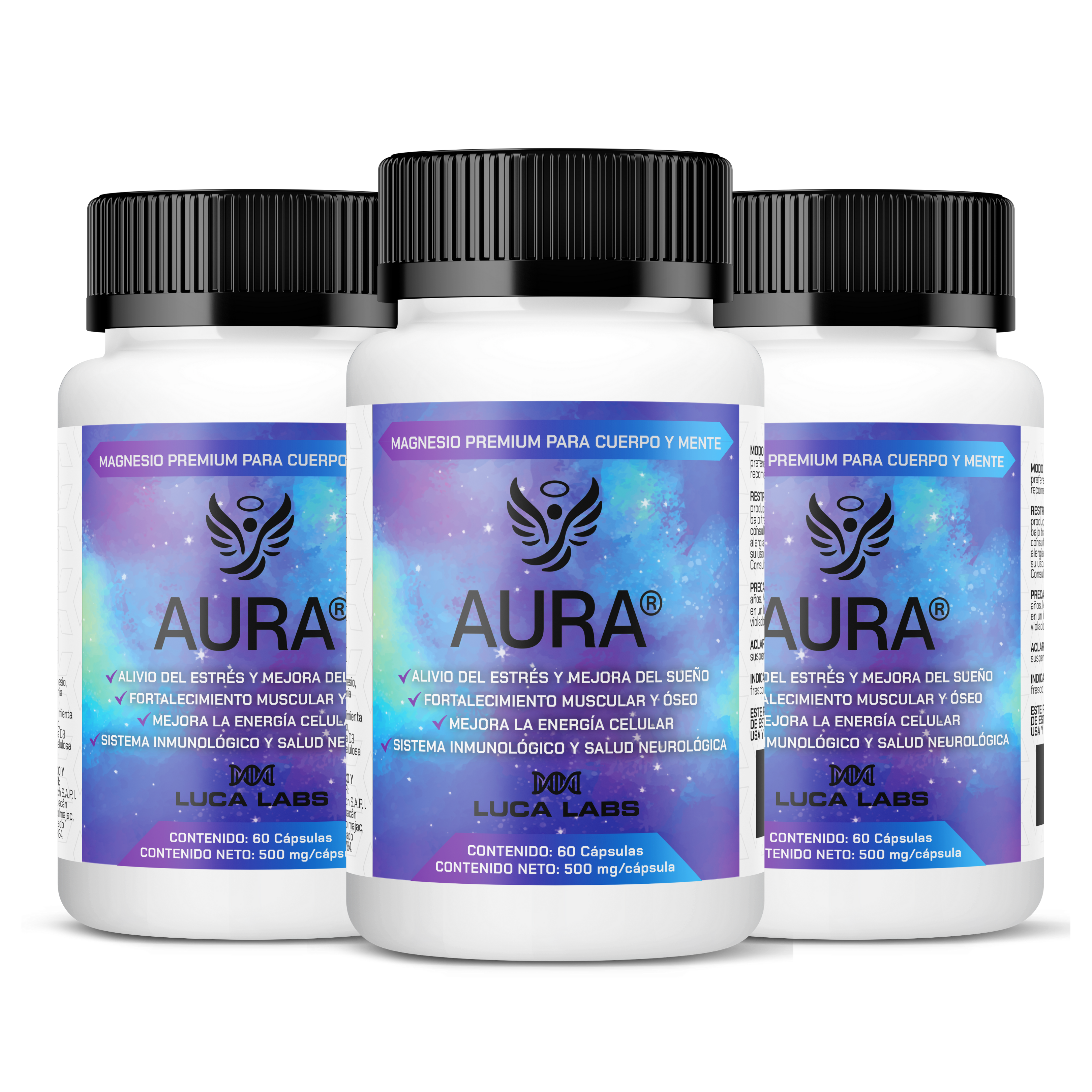 AURA - Neuro‑Grade Standard (frasco con 30 porciones)