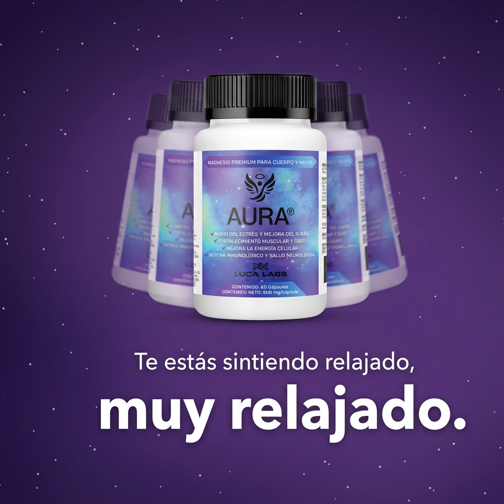 AURA - Complejo de Magnesio Premium (frasco con 60 capsulas)